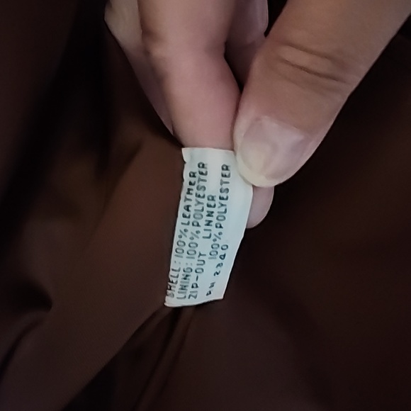 Men's Brown Leather Jacket - Picture 5 of 7